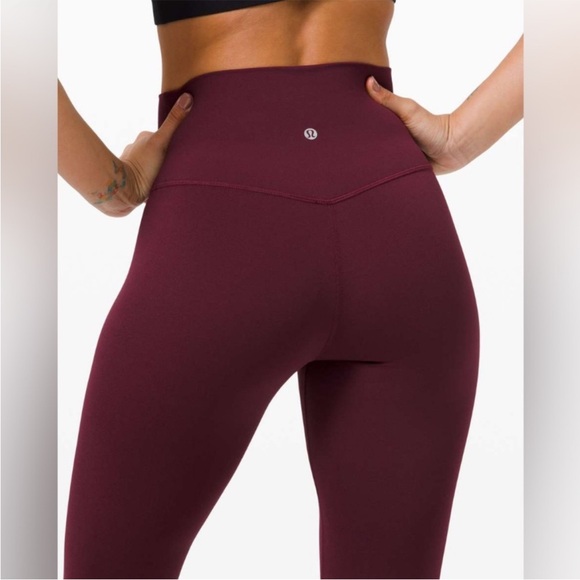 Lululemon Align High-Rise Pant 25" Cassis Size 2 - Picture 2 of 9
